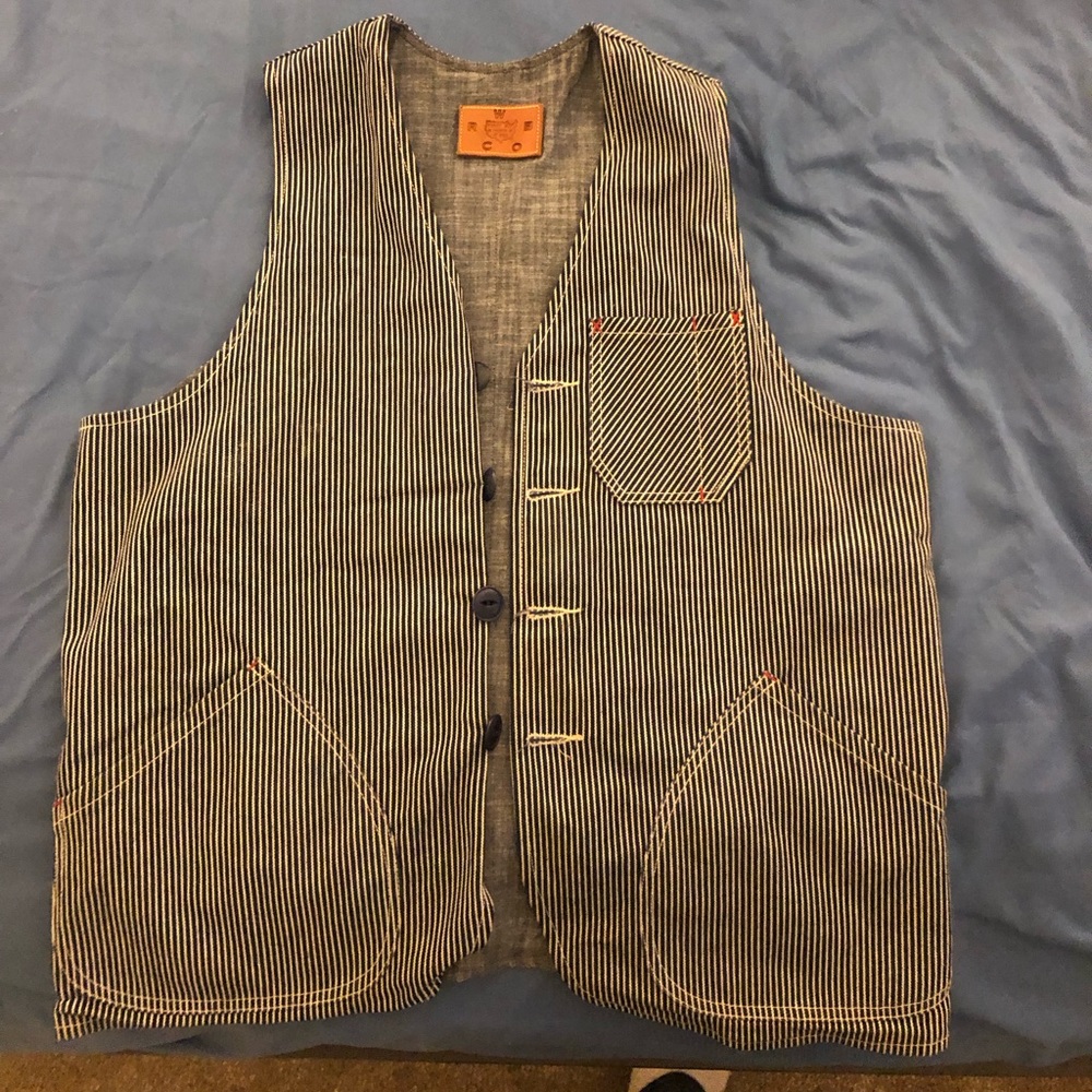 Pinstripe Vest